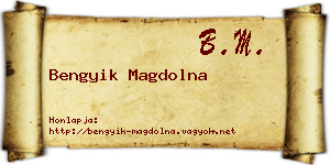 Bengyik Magdolna névjegykártya